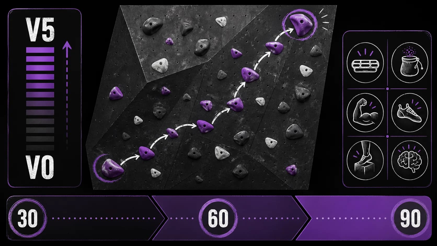 The 2026 Bouldering Blueprint: From V0 to V5 in 90 Days